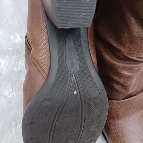 BareTraps Rodin Brown Leather Booties size 9 - Picture 5 of 6